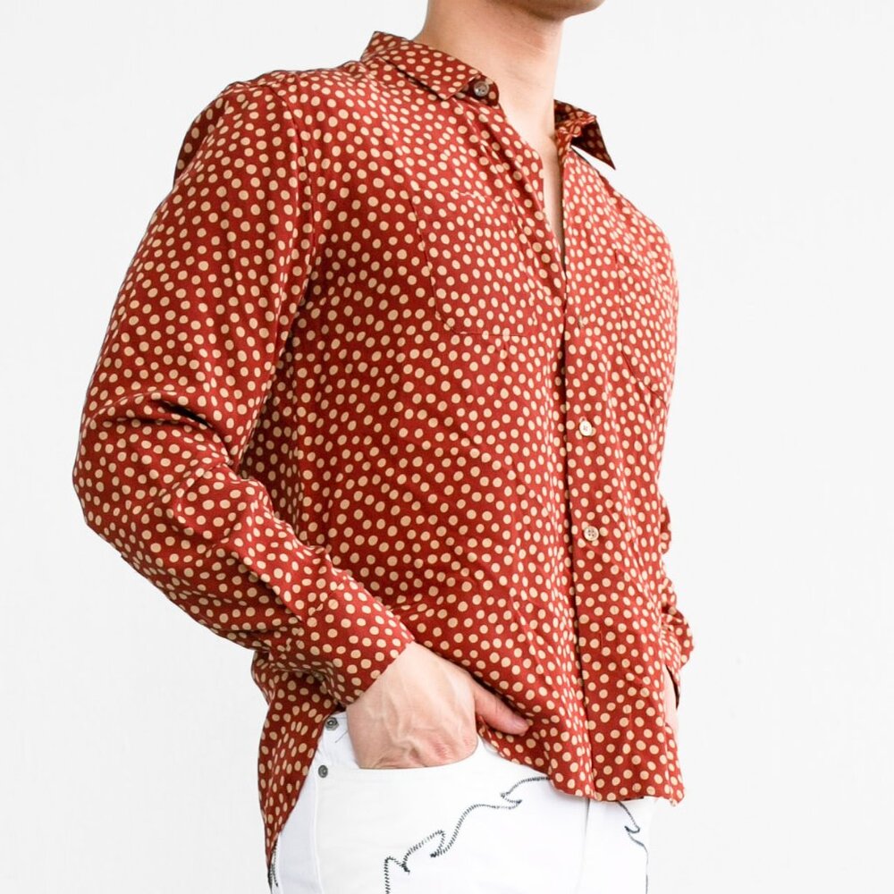 $3 START THURSDAY 10/31 @ 2pm: Saint Laurent Long Sleeve Button Up Shirt